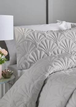 Serene Cavali Pinsonic Silver Duvet Cover Set