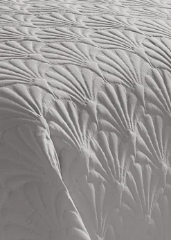 Serene Cavali Pinsonic Silver Bedspread