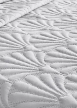 Serene Cavali Pinsonic White Bedspread