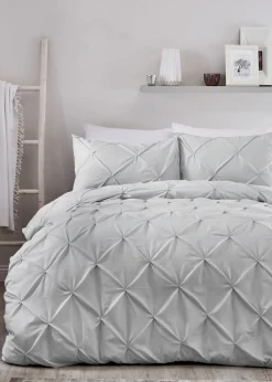 Serene Lara Silver Duvet Cover Set