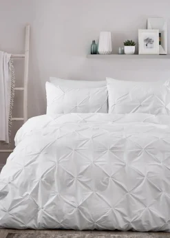 Serene Lara White Duvet Cover Set