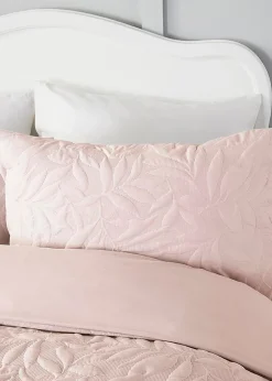 Serene Luana Soft Touch Pink Duvet Cover Set