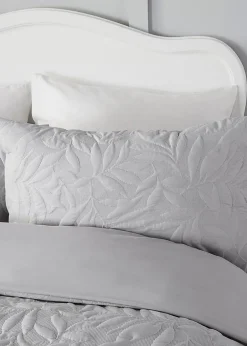 Serene Luana Soft Touch Silver Duvet Cover Set