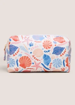 Shell Print Makeup Bag