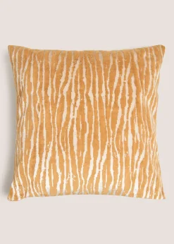 Shimmery Zebra Velvet Cushion