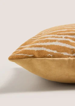 Shimmery Zebra Velvet Cushion