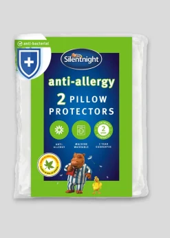 Silentnight Anti Allergy Pillow Protector Pair