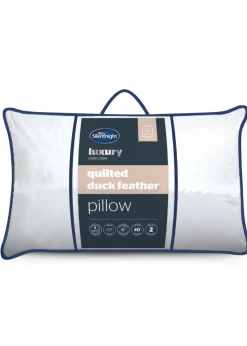 Silentnight Quilted Feather Pillow