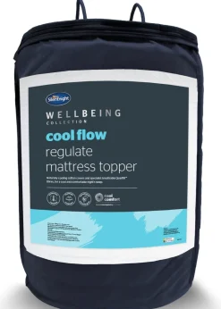 Silentnight White Cool Flow Mattress Topper