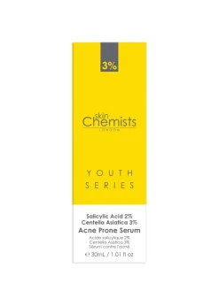 SkinChemists Acne Prone Serum Salicylic Acid, Centella Asistica (30ml)