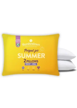 Slumberdown 2 Pack Perfect For Summer Pillows