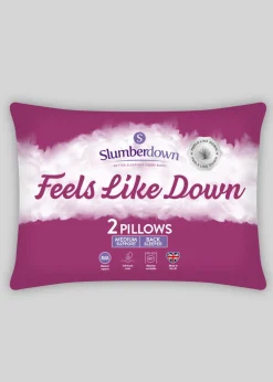 Slumberdown Feels Like Down Pillow Pair