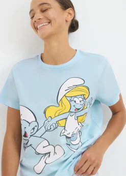 Smurfs Blue Short Pyjama Set