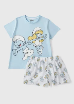 Smurfs Blue Short Pyjama Set