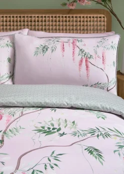 Soiree Enya Digitally Printed Pink Duvet Cover Set