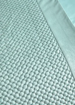 Soiree Iras Velvet Duck Egg Duvet Cover Set