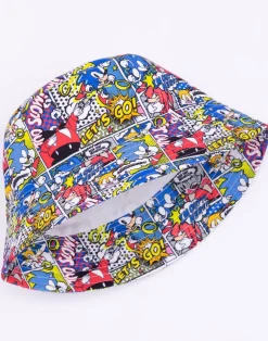 Sonic the Hedgehog Multi Comic Book Bucket Hat