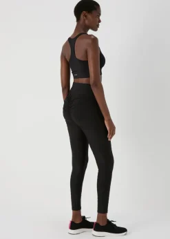 Souluxe Black Ruched Leggings