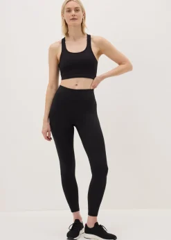 Souluxe Black Textured Leggings