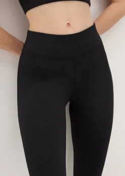 Souluxe Black Textured Leggings