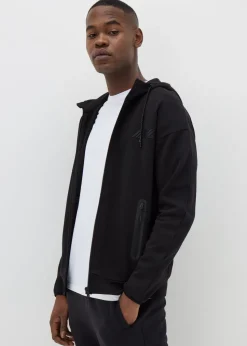 Souluxe Black Zip Up Hoodie