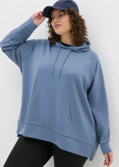 Souluxe Blue Longline Hoodie