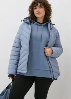 Souluxe Blue Longline Hoodie