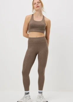 Souluxe Brown Animal Print Leggings