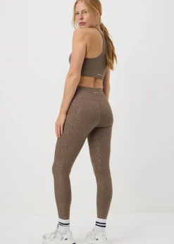 Souluxe Brown Animal Print Leggings