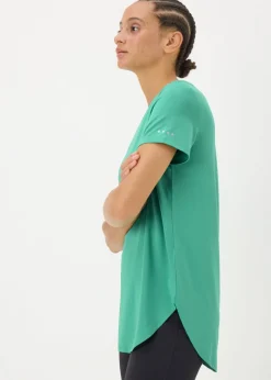 Souluxe Green Longline T-Shirt