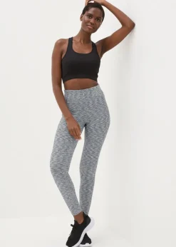 Souluxe Grey Textured Leggings