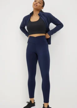 Souluxe Navy Wrap Waist Leggings