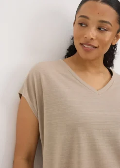 Souluxe Stone V-Neck T-Shirt