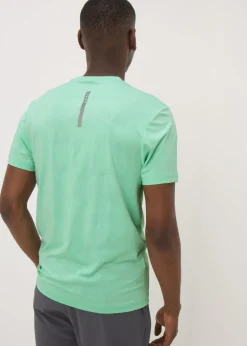 Souluxe Turquoise Jacquard T-Shirt