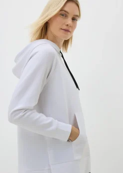 Souluxe White Longline Hoodie