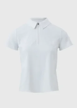 Souluxe White Tennis Polo T-Shirt