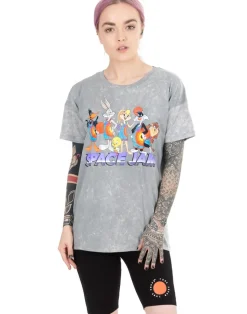 Space Jam Grey Character Shortie Pyjamas