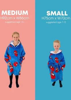 Spiderman Heads Up Wearable Hooded Fleece