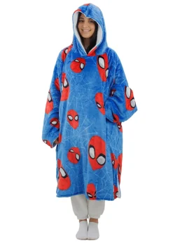 Spiderman Heads Up Wearable Hooded Fleece