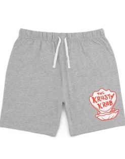 SpongeBob SquarePants White & Grey Fresh Off The Grill Shortie Pyjamas