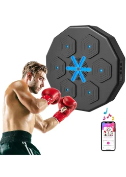 SPORTNOW Smart Music Boxing Machine with Bluetooth Connection & LED Light