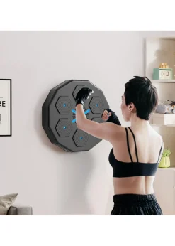 SPORTNOW Smart Music Boxing Machine with Bluetooth Connection & LED Light