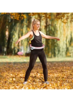 SPORTNOW Smart Weighted Hula Hoop with 16 Detachable Knots & Digital Counter