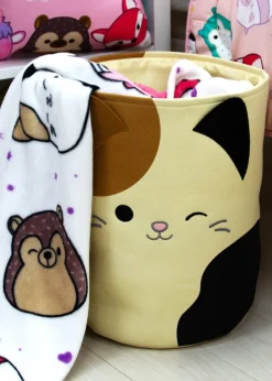 Squishmallows Beige Camcat Storage Tub (38cm x 31cm)