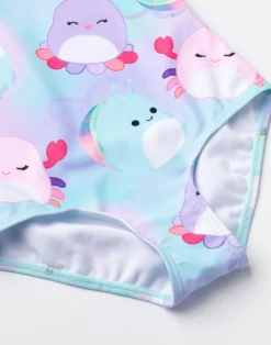 Squishmallows Kids Multi Coloured Blue 1 Piece Swimming Costume (5-14 Years)