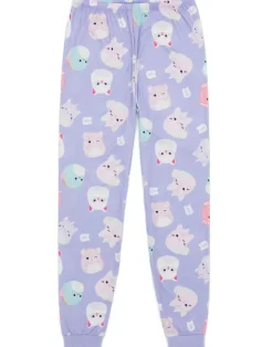 Squishmallows Kids Purple Short Sleeve Long Leg Pyjama Set (5 - 14 Years)