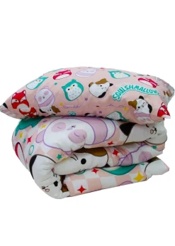 Squishmallows Logo Coverless Quilt Duvet Cover Set