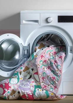 Squishmallows Logo Coverless Quilt Duvet Cover Set