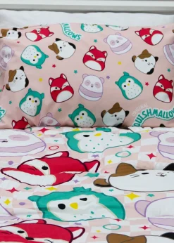 Squishmallows Logo Coverless Quilt Duvet Cover Set