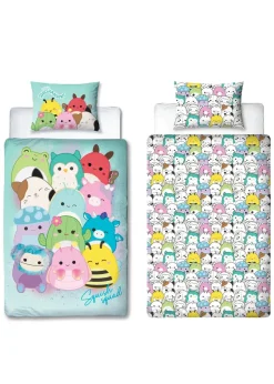 Squishmallows Multi Flash Polycotton Duvet Cover Set